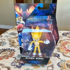 Sonic 3 Super Sonic Yellow Action Figure